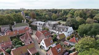 Oud Velsen and North Sea Canal 4K Drone view Oct 6 2024