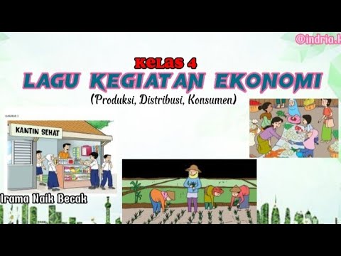 LAGU KEGIATAN EKONOMI || KELAS 4 (PRODUSEN, DISTRIBUSI, KONSUMEN) - YouTube