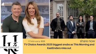 TV Choice Awards 2025 biggest snubs as This Morning and EastEnders miss out