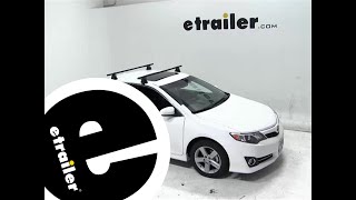 etrailer | Yakima Q Tower Roof Rack Installation - 2012 Toyota Camry