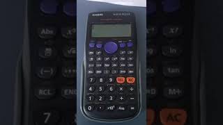 Simplifying fractions using a calculator 1