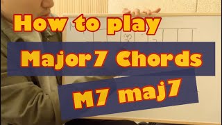 Easy Jazz Guitar Lesson | 메이저7코드 (Major7th, M7, Maj7)