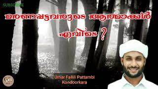 മരണപ്പട്ടവരുടെ ആത്മാക്കൾ എവിടെ? /Umar Fallili Pattambi Kondoorkara