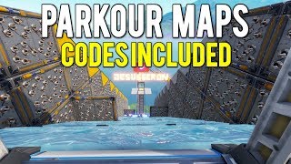 top 5 best creative parkour obstacle course maps in fortnite with codes - codigo ninja warrior fortnite