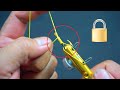 The Secret Of Fisherman How To Tie Fishing Knot Using Tools #fishing #fishingknot