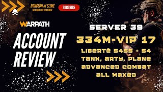 Server 39 - ATP 334m - VIP 17 - LIBERTÉ 5455 - TANK, ARTY, PLANE ADVANCED COMBAT MAXED