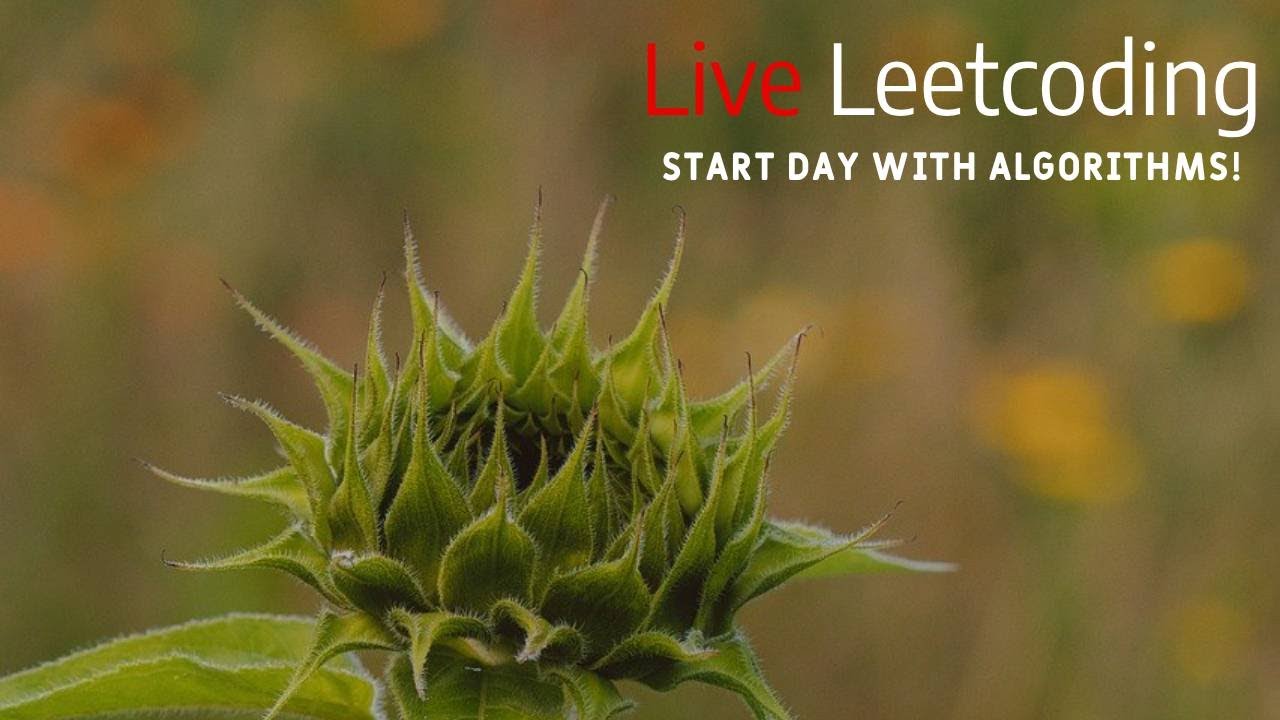 Leetcode Live D1 Youtube