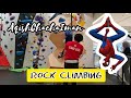 Anak abg dah macam 'spiderman'.. Wall Rock Climbing @ Camp5 KL East Mall