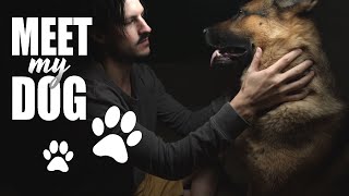 [ASMR] 🐕 Meet My Dog | Petting My Pup | German Shepherd