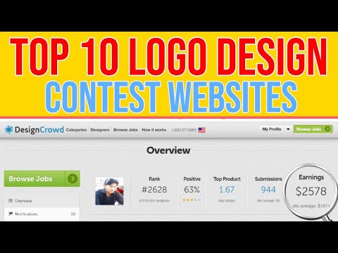 Review of the 10 best graphic and logo design contest websites | You can earn thousands of dollars