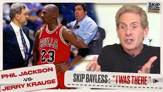 Phil Jackson vs Jerry Krause: Skip Bayless On Feud that Broke Up "The Last Dance" Bulls | UNDISPUTED