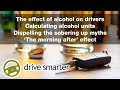 Alcohol - the effects for drivers #projectedward