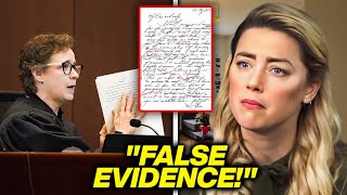 Appeal DENIED! Amber Heard Caught Faking Her Own Therapist Notes!