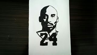 NBA | Kobe Bryant | How to draw kobe bryant step by step easy drawing