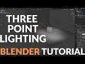 Blender 3 Point Lighting Tutorial | Easy Tri Light Addon Guide