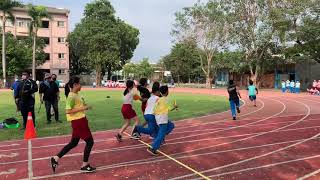 110.12.10 鶴聲國小110學年度運動會會前賽 - 6年級4x100M男女混合接力