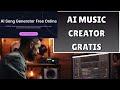 Gratis, cara mudah membuat lagu dengan AI. ai song generator