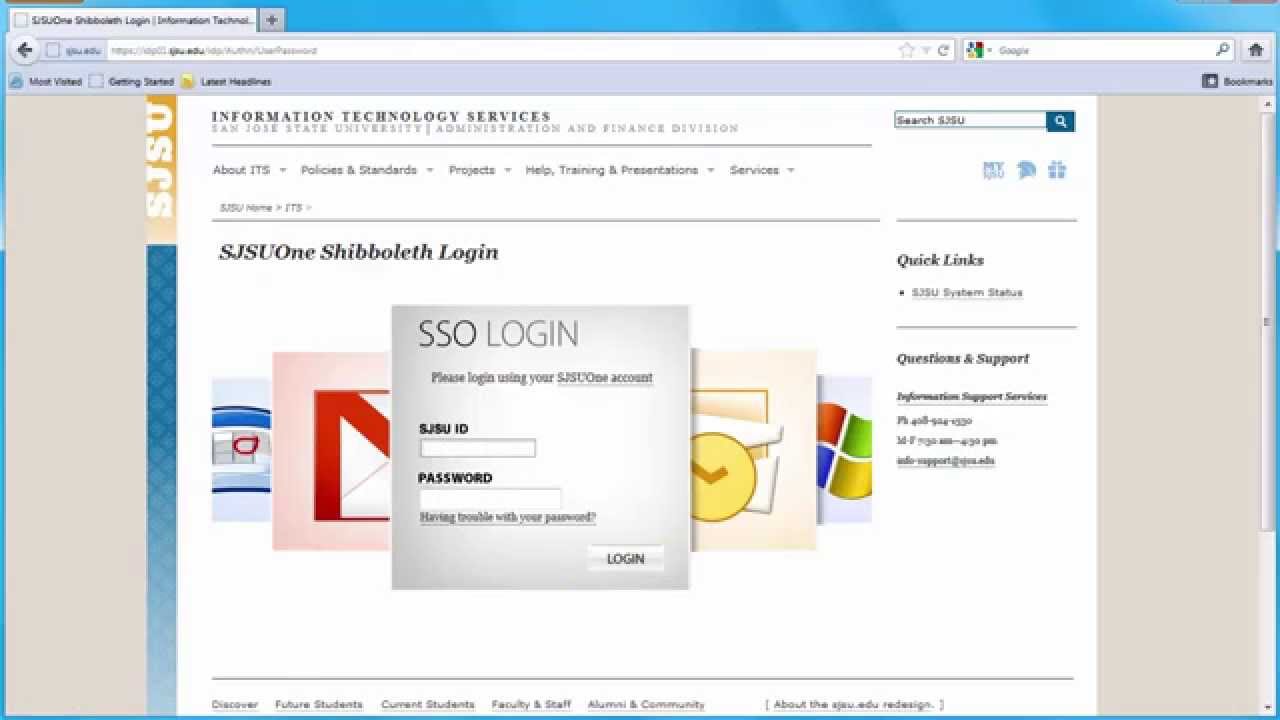 How To Login To Instructure Canvas For SJSU - YouTube