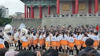 【Kyoto Tachibana SHS Band】京都橘高等学校 吹奏楽部｜台北の中正記念堂 練習画面｜兩廳院廣場三校交流演出🔥