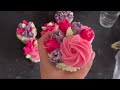 HOW TO MAKE A CUPCAKE BOUQUET TUTORIAL  USING RUSSIAN PIPING TIPS FOR THE FIRST TIME