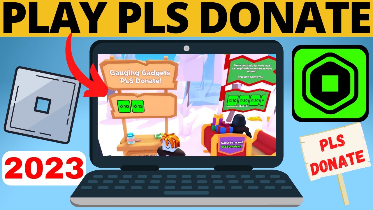 How To Play Pls Donate On Roblox - Setup Pls Donate Stand - 2023 Update ...