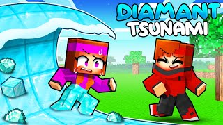 Un TSUNAMI en DIAMANT englouti la ville sur Minecraft !