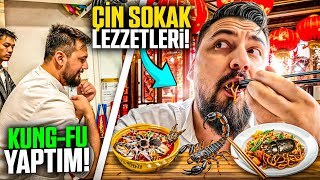 ÇİN SOKAK LEZZETLERİ! KUNG-FU YAPTIM!😯