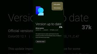 New update Android 12, colorOS 12.1 for all New oppo devices