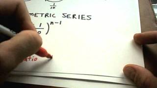 What is a Series? Discusses Geometric Series and the Test for Divergence