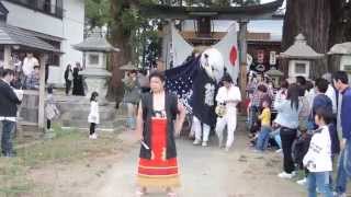 山形県長井市　黒獅子　五十川・蘊安神社(4)