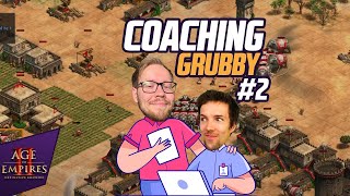 Coaching Grubby in Ranked #2 | AoE2 meets WC3 ft. @GrubbyTalks