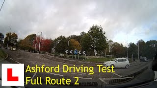 Full Ashford Driving Test Route 2