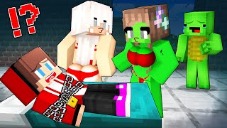 JJ and Mikey GIRL FELL in LOVE with JJ! Mikey sad Story Love in Minecraft! - Maizen