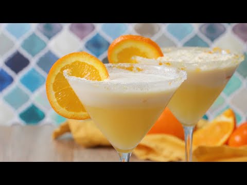 Recipe for adult Orange Julius from Tasty