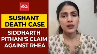 Siddharth Pithani Makes Big Claims To CBI, Says Rhea Used SSR's Money | Sushant's Death Case