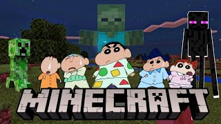 Shinchan in Minecraft 😂😂 || Minecraft shinchan || Shinchan minecraft survival
