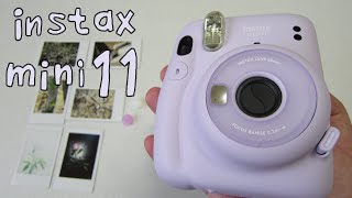 FUJIFILM instax mini 11 を買いました！ 開封＋準備＋撮影 (Unboxing＋Setup＋Photos) 新型チェキ！