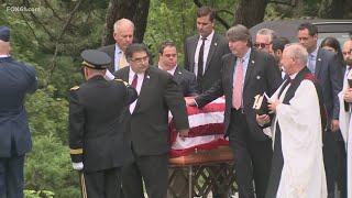State leaders say their goodbyes to former Connecticut governor