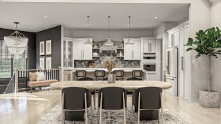 MODERN COTTAGE HOUSE PLAN WITH HIDDEN LIBRARY | BLACKBURN