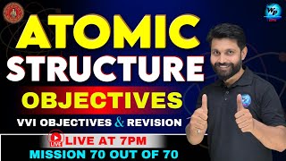 ATOMIC STRUCTURE \u0026NUCLEAR PHYSICS CLASS 12 || MOST IMPORTANT OBJECTIVES| PHYSICS BIHAR BOARD 2025