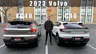 2023 Volvo XC40 vs Volvo C40. Which one is better?