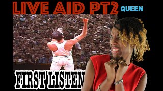 FIRST TIME HEARING Live Aid- Queen- Full Set HQ PT2 | REACTION (InAVeeCoop Reacts)