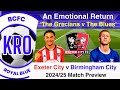 Birmingham City v Exeter City (A) 2024/25 Pre-Match Analysis; Key Players, Stats, Line Ups #191