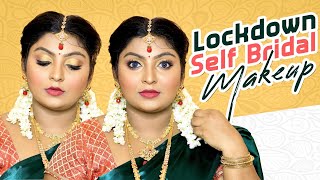 Lockdown Self Bridal Makeup Tutorial in Tamil | #10dayswithrose | Day 10 | Rose Tamil Beauty Tips