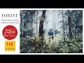 watercolor painting tutorial | watercolor demonstration | forest | Artist Sunil Linus De