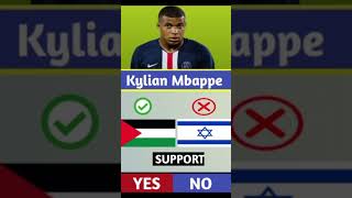israel vs palestine : famous footballers who support palestine or israel #football #messi