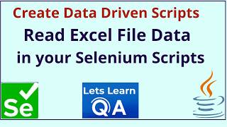 Selenium Java Data Driven Automation - How to Read Data from Excel File