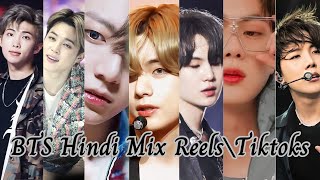 BTS TikTok/insta reels...#bts Hindi \u0026 English Mix Video Compilation Edits