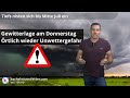 Neue Gewitter und Unwetter schon am Donnerstag, nächste Woche viel Regen möglich