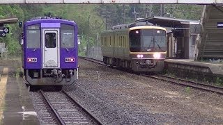 JR西日本・キヤ141系気動車「ドクターWEST」＠関西本線・大河原駅